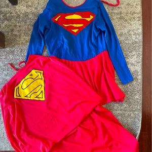 Girls superwoman costume